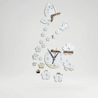 Dekorative Schmetterlings-Wanduhr - Flutterique