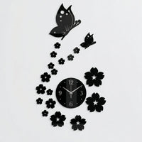 Dekorative Schmetterlings-Wanduhr - Flutterique