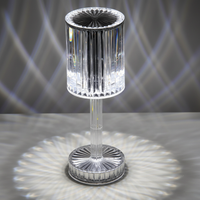 Dimmbare Kristall Tischlampe - Crystalique