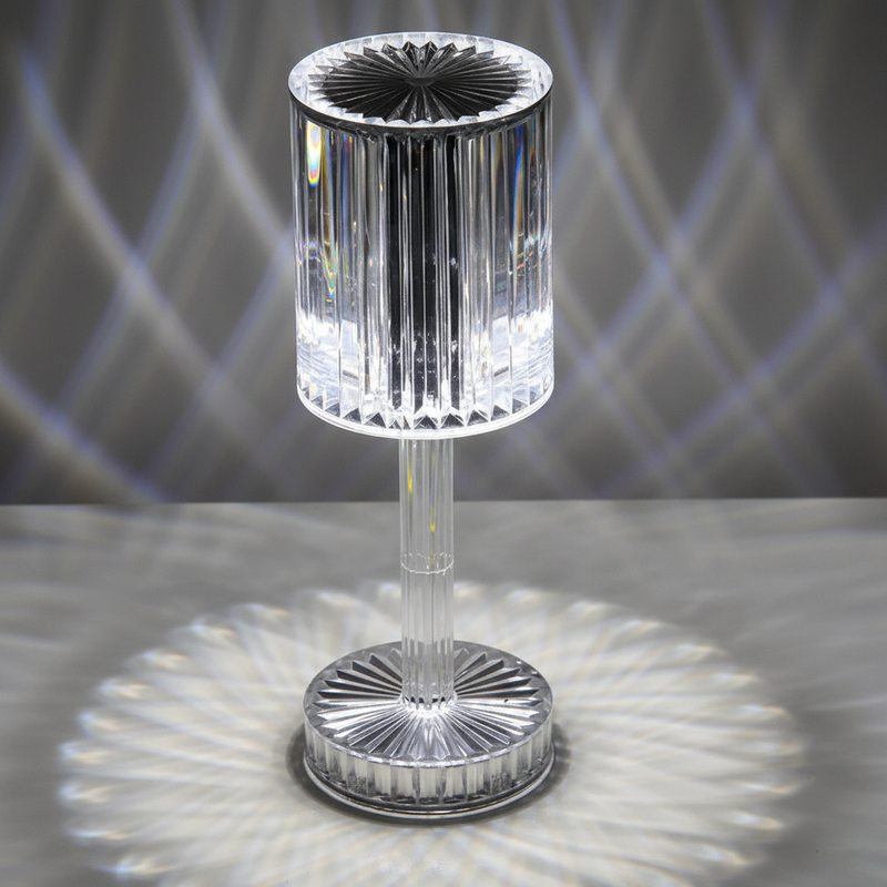Dimmbare Kristall Tischlampe - Crystalique