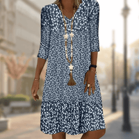 Ditsy Floral Midi Dress With Ruffle Hem - Amanda