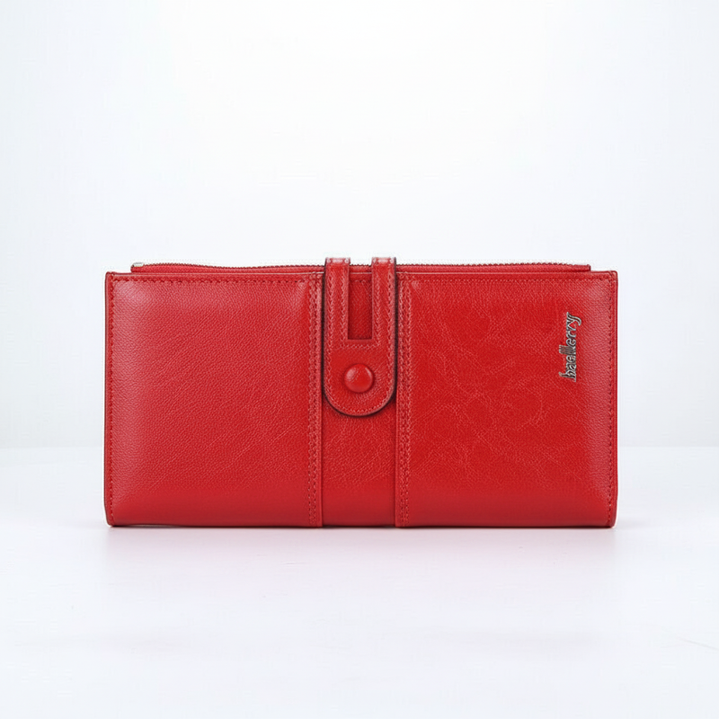 Długa Portmonetka Z Dwu Zamkiem - EleganWallet 