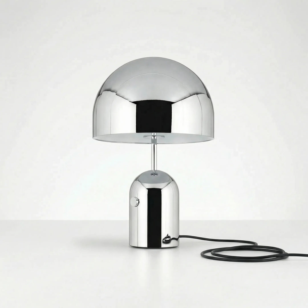 Dome-Shade Table Lamp With Polished Finish -  Domeclair