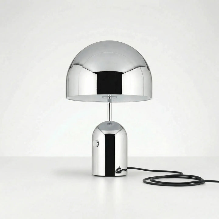 Dome-Shade Table Lamp With Polished Finish -  Domeclair