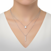 Doppelkette Mit Anhänger - ShimmerNeck 