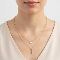 Doppelkette Mit Anhänger - ShimmerNeck 
