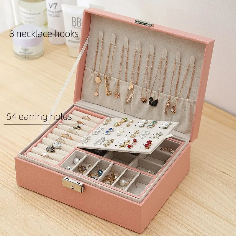 Doppellagige Schmuckaufbewahrung - JewelryHaven 