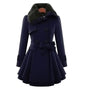 Double-Breasted Belted Winter Coat - Kristie