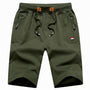Drawstring Waist Casual Men's Shorts - Randy