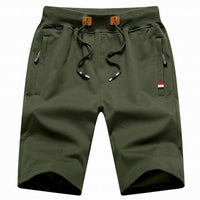 Drawstring Waist Casual Men's Shorts - Randy