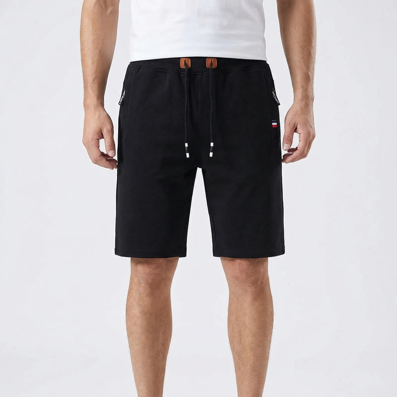 Drawstring Waist Casual Men's Shorts - Randy