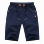 Drawstring Waist Casual Men's Shorts - Randy