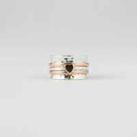 Drehbares Herzdesign - HeartRing 