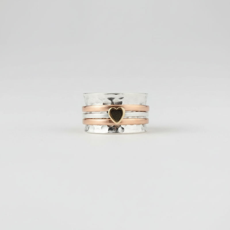 Drehbares Herzdesign - HeartRing 