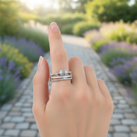 Drehender Zirkonring - FidgetRing 
