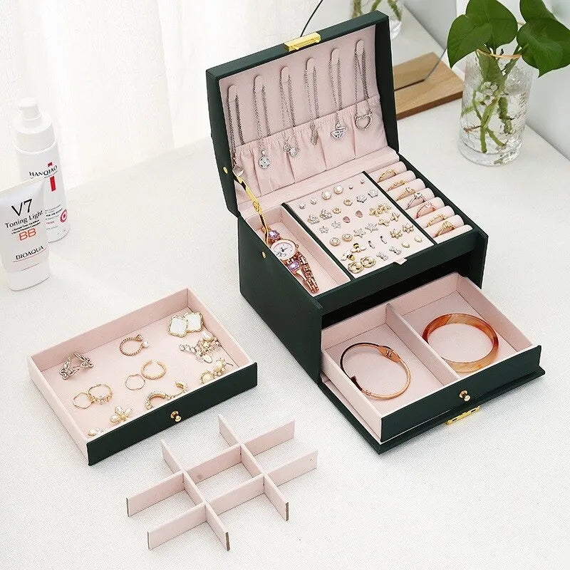 Dreischichtige Schmuckschatulle - JewelKeeper 