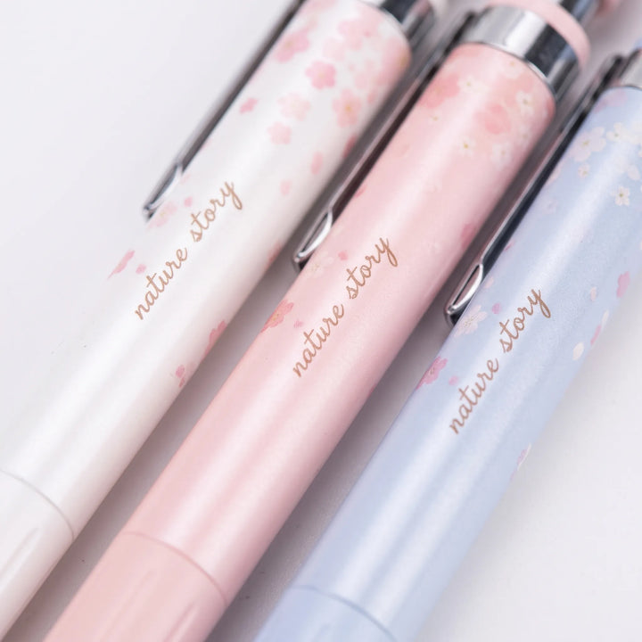 Druckbleistift-Set Mit Pastellfarbenem Blumenmuster - Florascribe