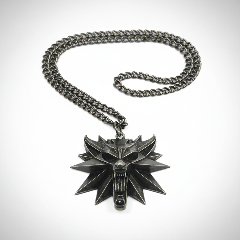 Edelstahl-Halskette - WolfCharm 