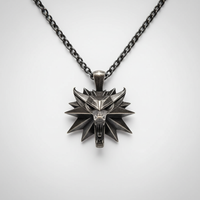 Edelstahl-Halskette - WolfCharm 