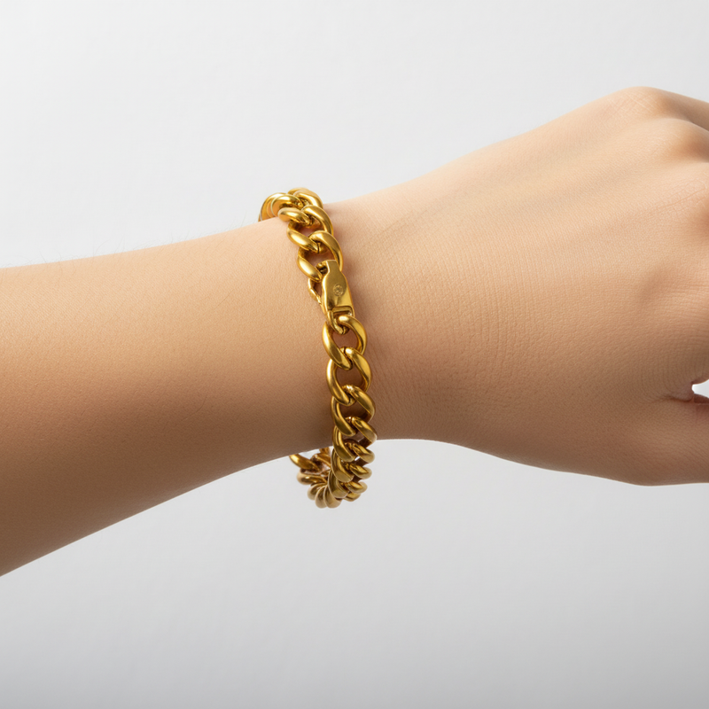 Edelstahl Kettenarmband - ChainGlow 