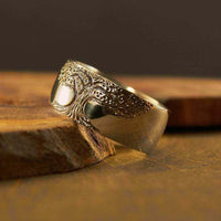 Edelstahlring Mit Baumdesign - TreeRing 
