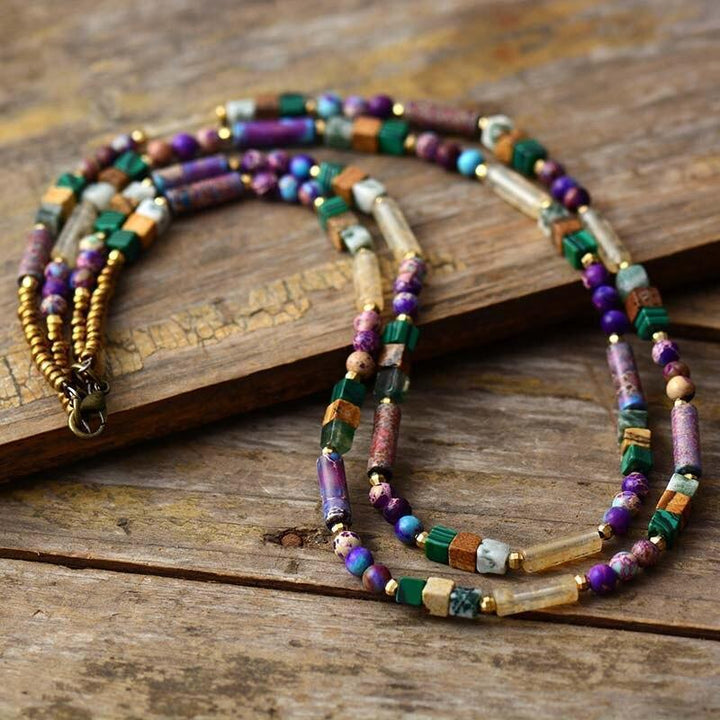 Edelstein-Choker-Kette - HarmonyNecklace 