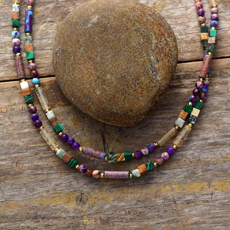 Edelstein-Choker-Kette - HarmonyNecklace 