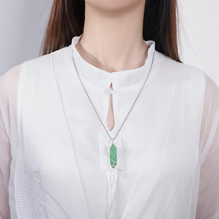 Edelsteinkette Mit Anhänger - CrystalTree 