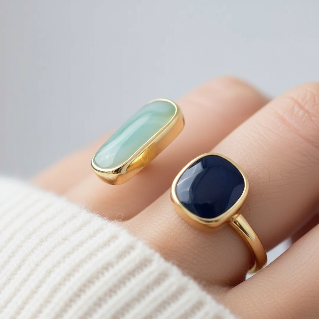 Edelsteinring Mit Aquamarin - AquaRiva 