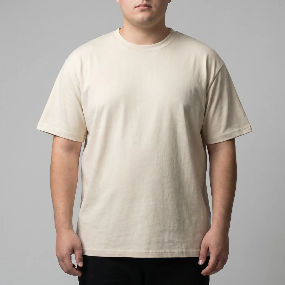 Einfarbiges T-Shirt Mit Körperbetontem Schnitt - Jeff