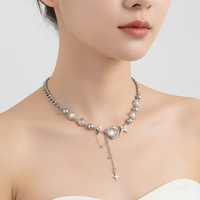 Einstellbare Halskette - SparklePearl 