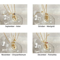 Elegante Geburtsstein-Halskette - AuraJewelry 