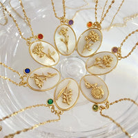 Elegante Geburtsstein-Halskette - AuraJewelry 
