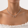 Elegante Halskette Aus Silber - Ringgen 
