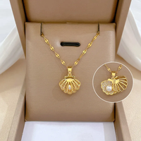 Elegante Muschelkette - ShellGleam 