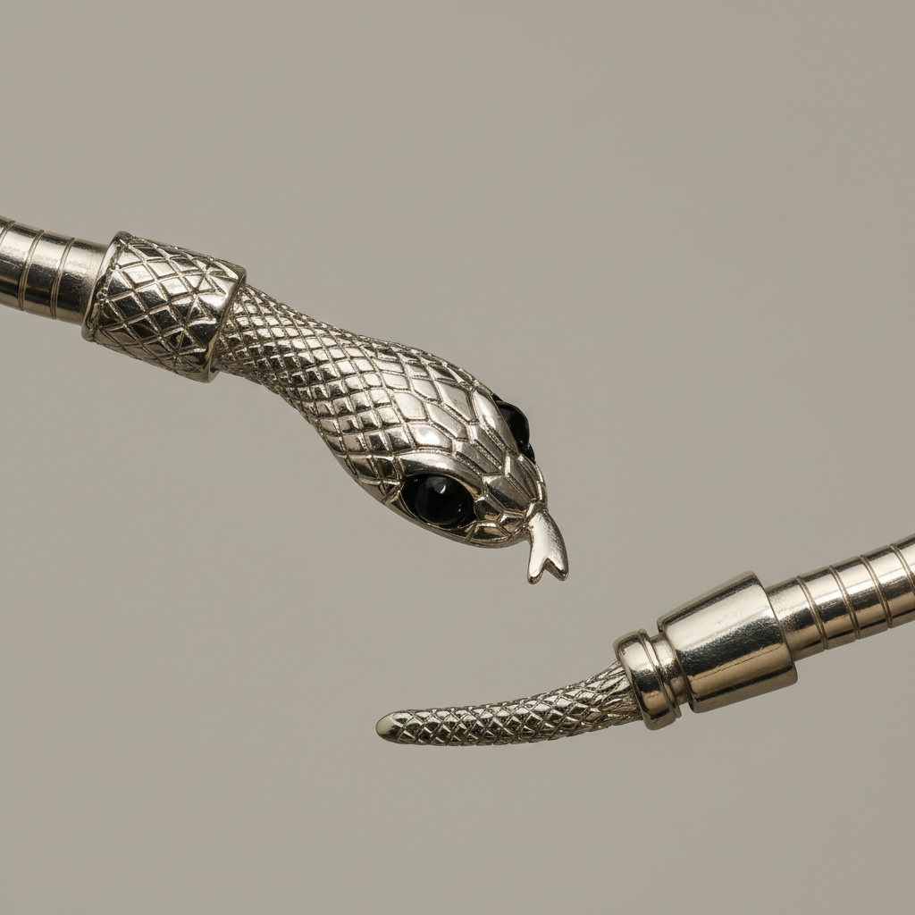 Elegante Schlange Halskette - SnakeChoker 