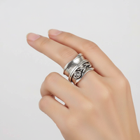 Eleganter Silberring - FloralRing 