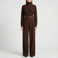 Elegantes Rollkragen-Hosen-Set Für Damen - Joanne