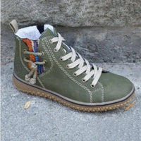 Damen & Herren Winterstiefel Vintage Design mit Isolierung & rutschfester Sohle – Norena