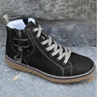 Damen & Herren Winterstiefel Vintage Design mit Isolierung & rutschfester Sohle – Norena