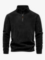 Extra Warm Men's Pullover With Quarter Zip - Abraham