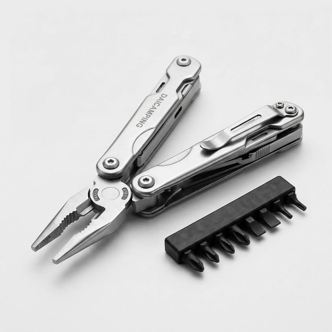 Faltbares Multitool Mit Zange Und Bits -  Clampex