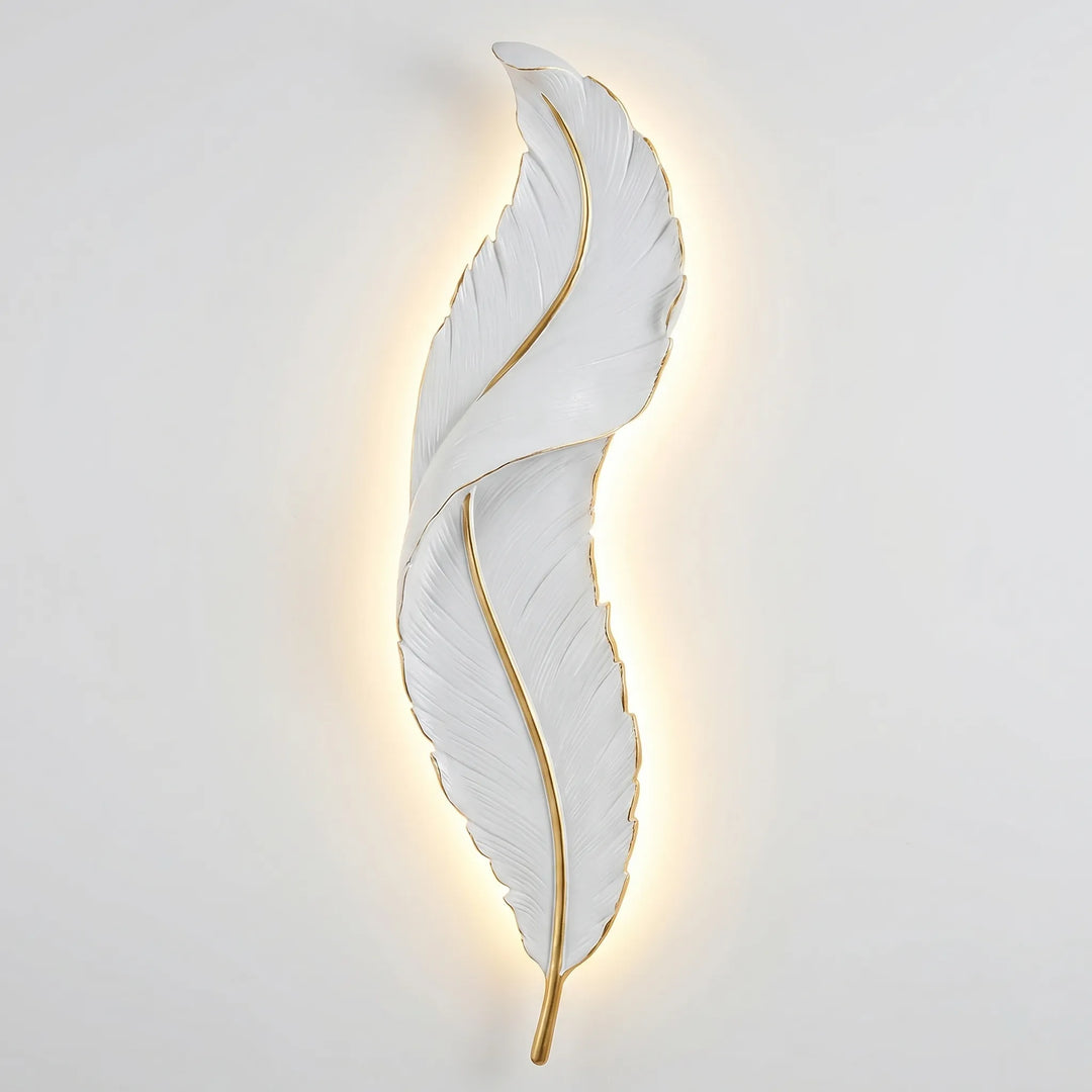 Feather Shaped Wall Lamp -  Plumina
