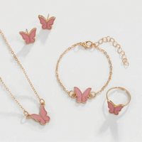 Feingliedrige Kette Mit Schmetterlingsanhänger - Maripell