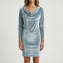 Festliches Kleid Mit Weichem Drapierausschnitt - Stacey