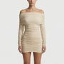 Figurbetontes Off Shoulder Kleid - Celia