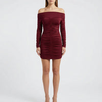 Figurbetontes Off Shoulder Kleid - Celia
