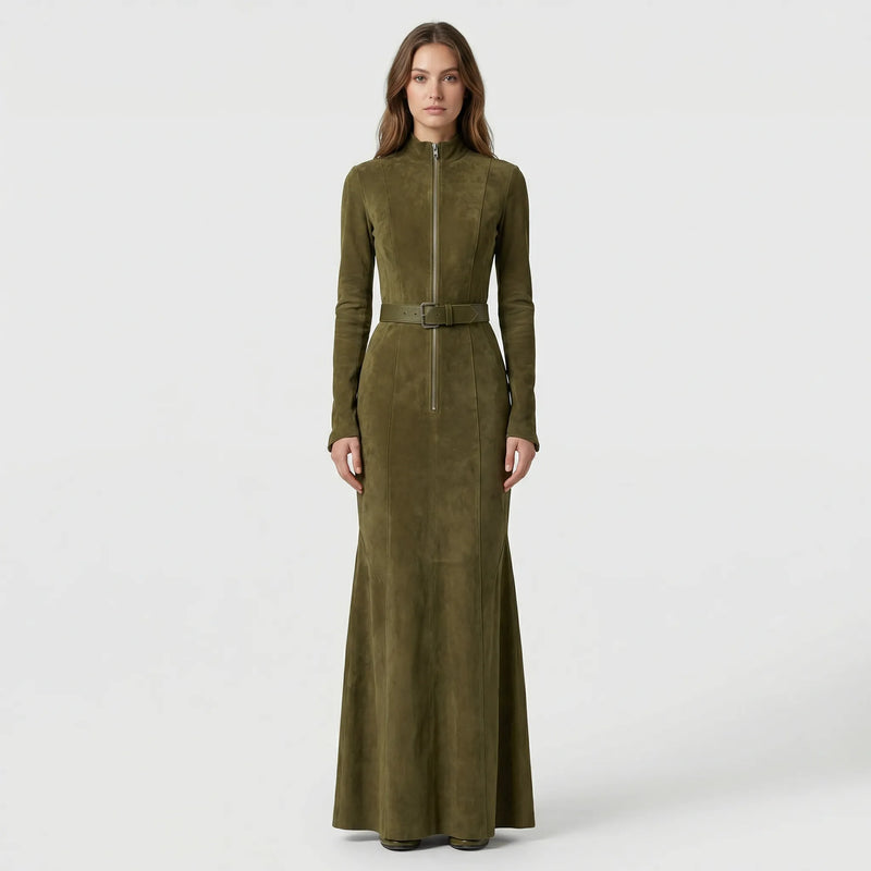 Figurbetontes Retro-Kleid Mit Seitenschlitz - Marcia