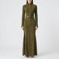 Figurbetontes Retro-Kleid Mit Seitenschlitz - Marcia