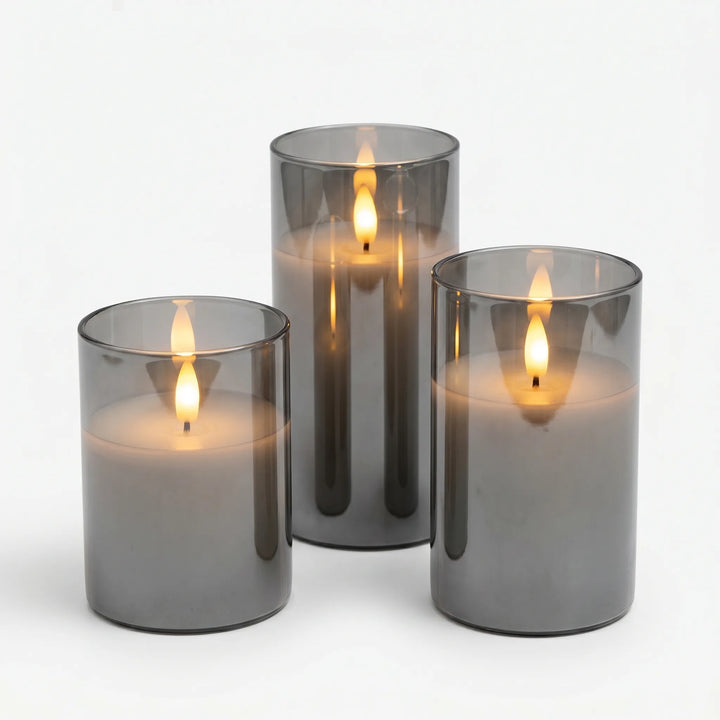 Flameless LED Pillar Candles -  Glowera
